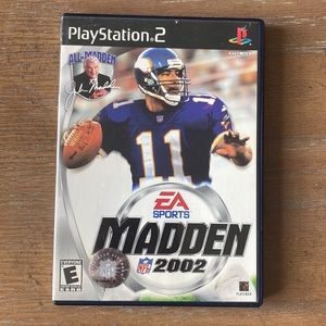 Original "Madden 2002" PlayStation 2 Game